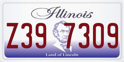 IL license plate Z397309