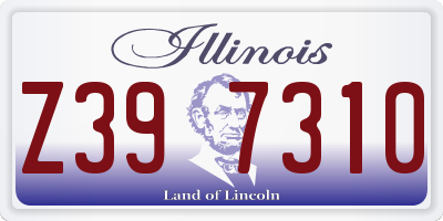IL license plate Z397310