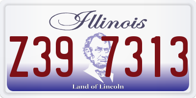 IL license plate Z397313