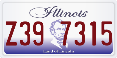 IL license plate Z397315