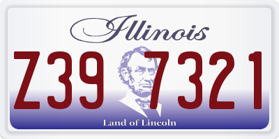 IL license plate Z397321