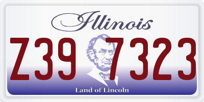 IL license plate Z397323