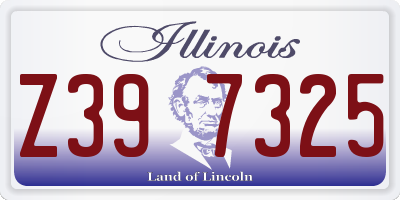 IL license plate Z397325
