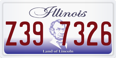 IL license plate Z397326