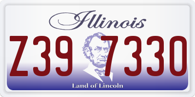 IL license plate Z397330