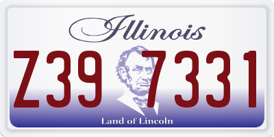 IL license plate Z397331
