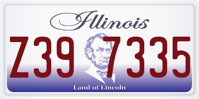 IL license plate Z397335