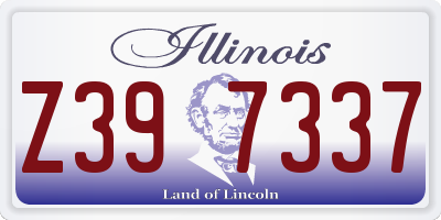 IL license plate Z397337