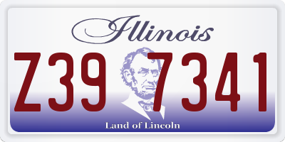 IL license plate Z397341