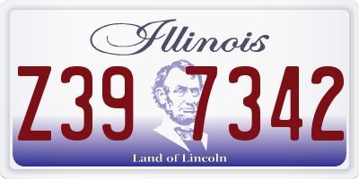 IL license plate Z397342