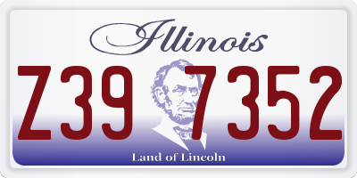 IL license plate Z397352