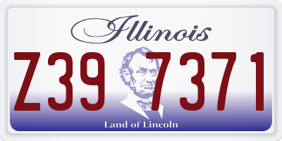 IL license plate Z397371