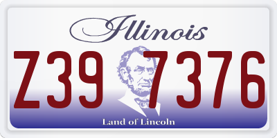 IL license plate Z397376