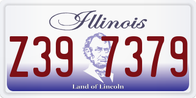 IL license plate Z397379