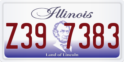 IL license plate Z397383