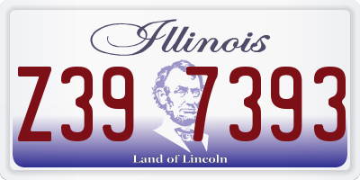 IL license plate Z397393