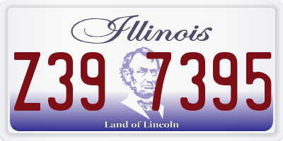 IL license plate Z397395