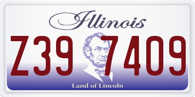 IL license plate Z397409