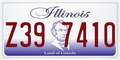 IL license plate Z397410