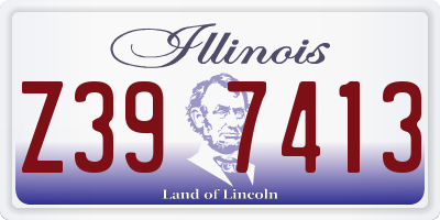 IL license plate Z397413