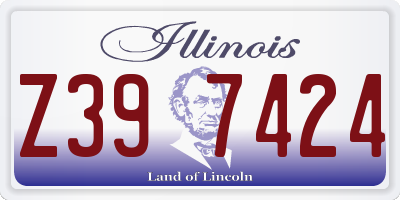 IL license plate Z397424