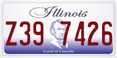 IL license plate Z397426
