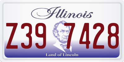IL license plate Z397428