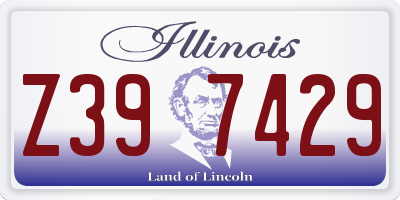 IL license plate Z397429