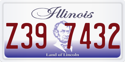 IL license plate Z397432