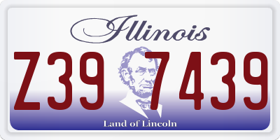 IL license plate Z397439