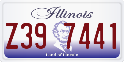 IL license plate Z397441