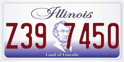 IL license plate Z397450