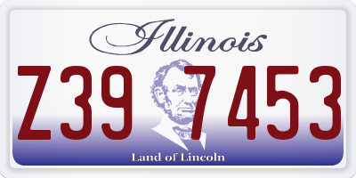 IL license plate Z397453