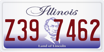 IL license plate Z397462