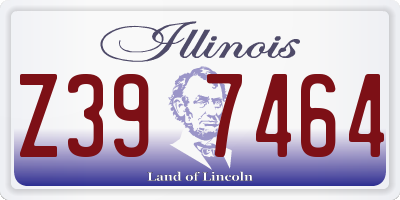 IL license plate Z397464