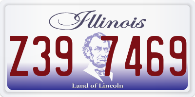 IL license plate Z397469