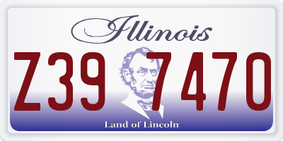 IL license plate Z397470