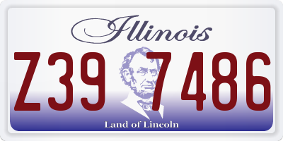 IL license plate Z397486