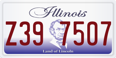 IL license plate Z397507