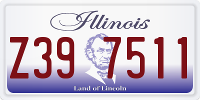 IL license plate Z397511