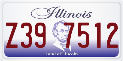 IL license plate Z397512