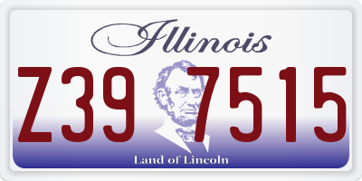 IL license plate Z397515