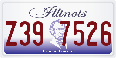 IL license plate Z397526