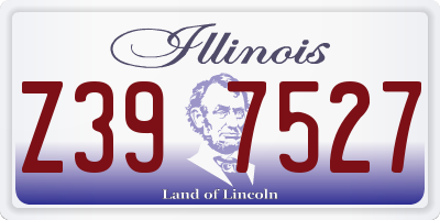 IL license plate Z397527