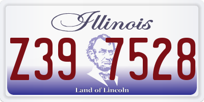 IL license plate Z397528
