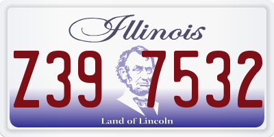 IL license plate Z397532