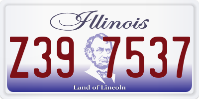 IL license plate Z397537