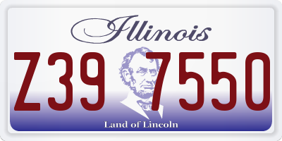 IL license plate Z397550