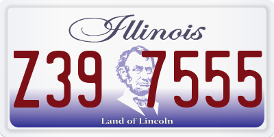 IL license plate Z397555