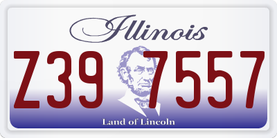 IL license plate Z397557